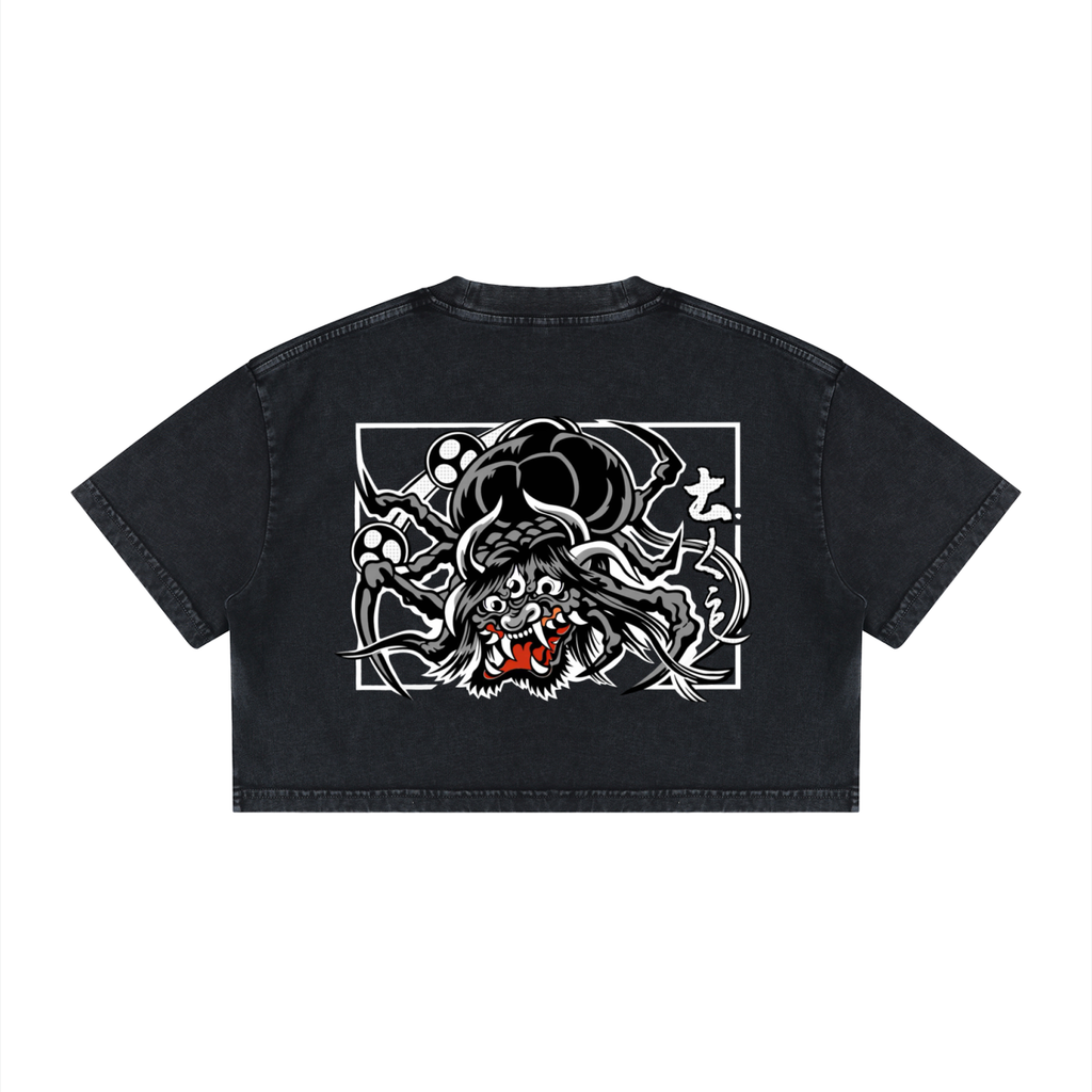 Women's Tsuchigumo Cotton Crop T-Shirt