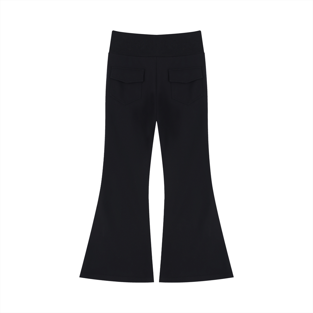 Yuzumi Drawstring Flared Joggers