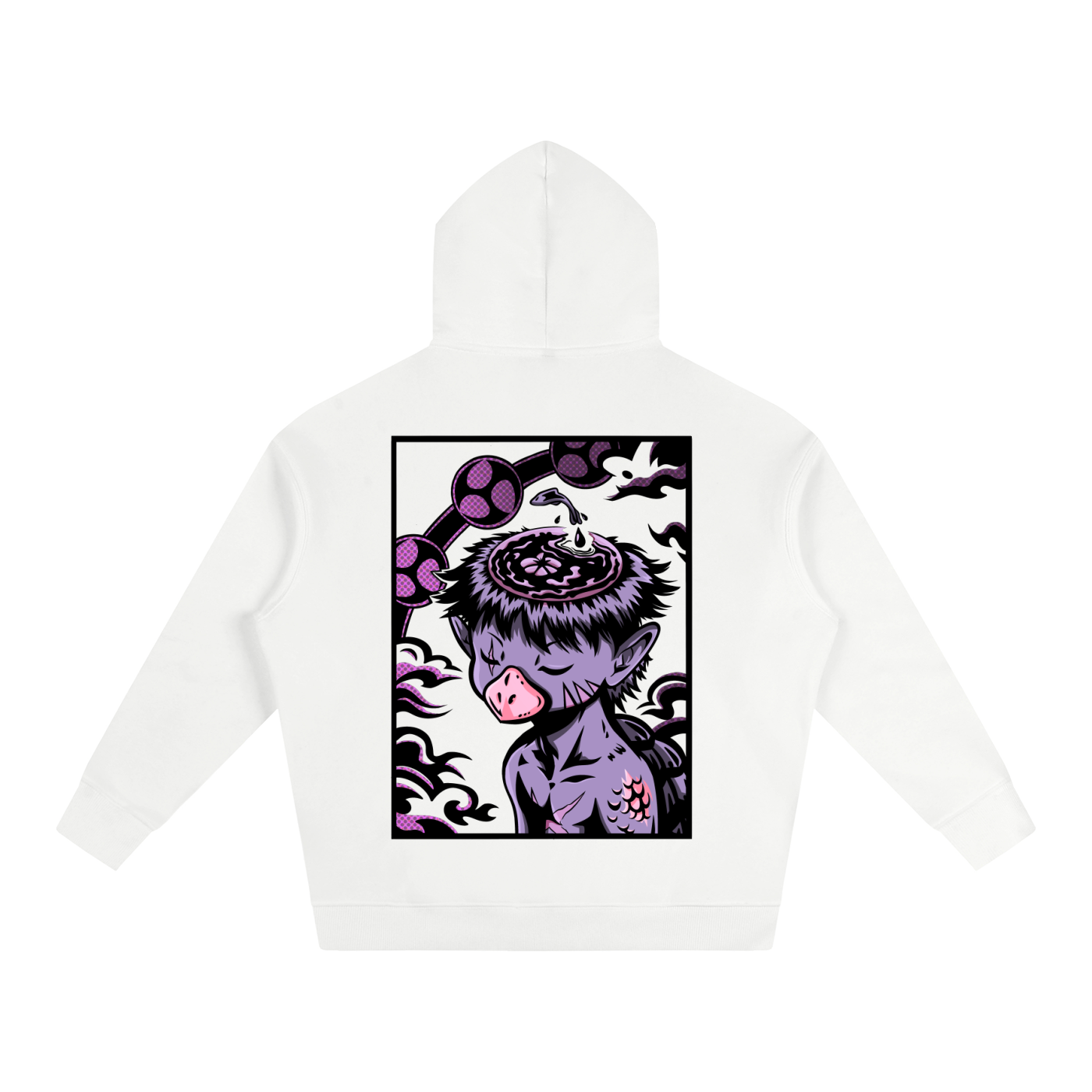 Kappa Oversize Phantom Graphic Hoodie