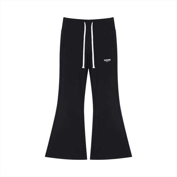 Yuzumi Drawstring Flared Joggers